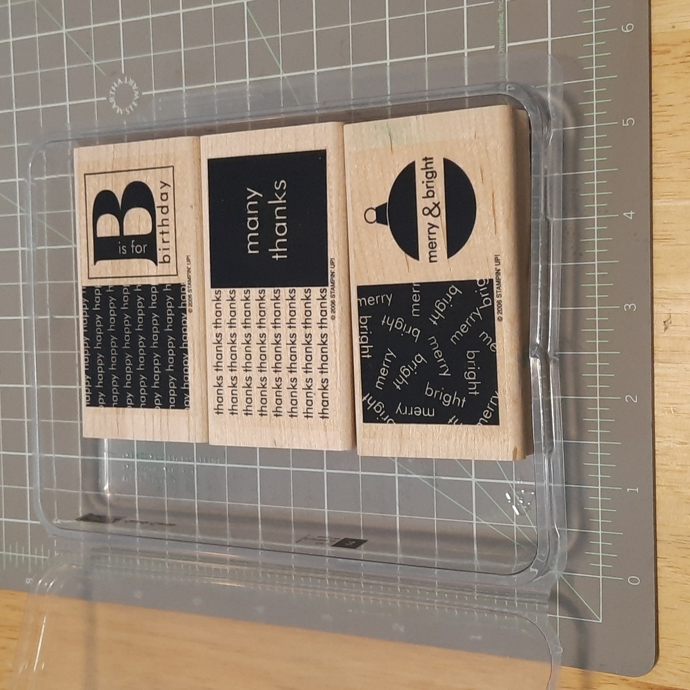 Quick Cards Rubber Stampin Up set